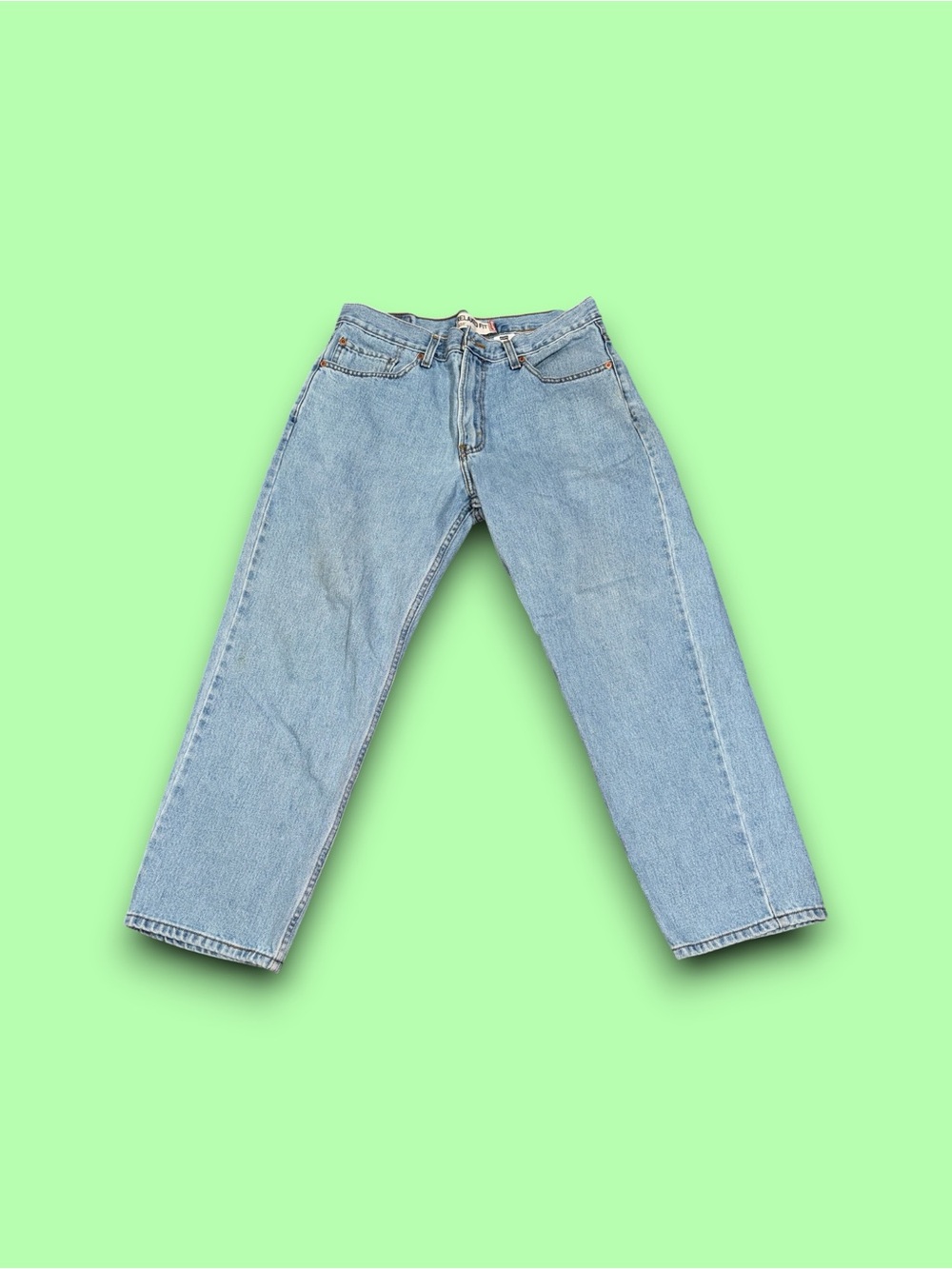 Vintage 90s Levi's 550 Relaxed Fit Jeans Mens 34x29 Blue Tapered Leg Denim - Picture 2 of 4